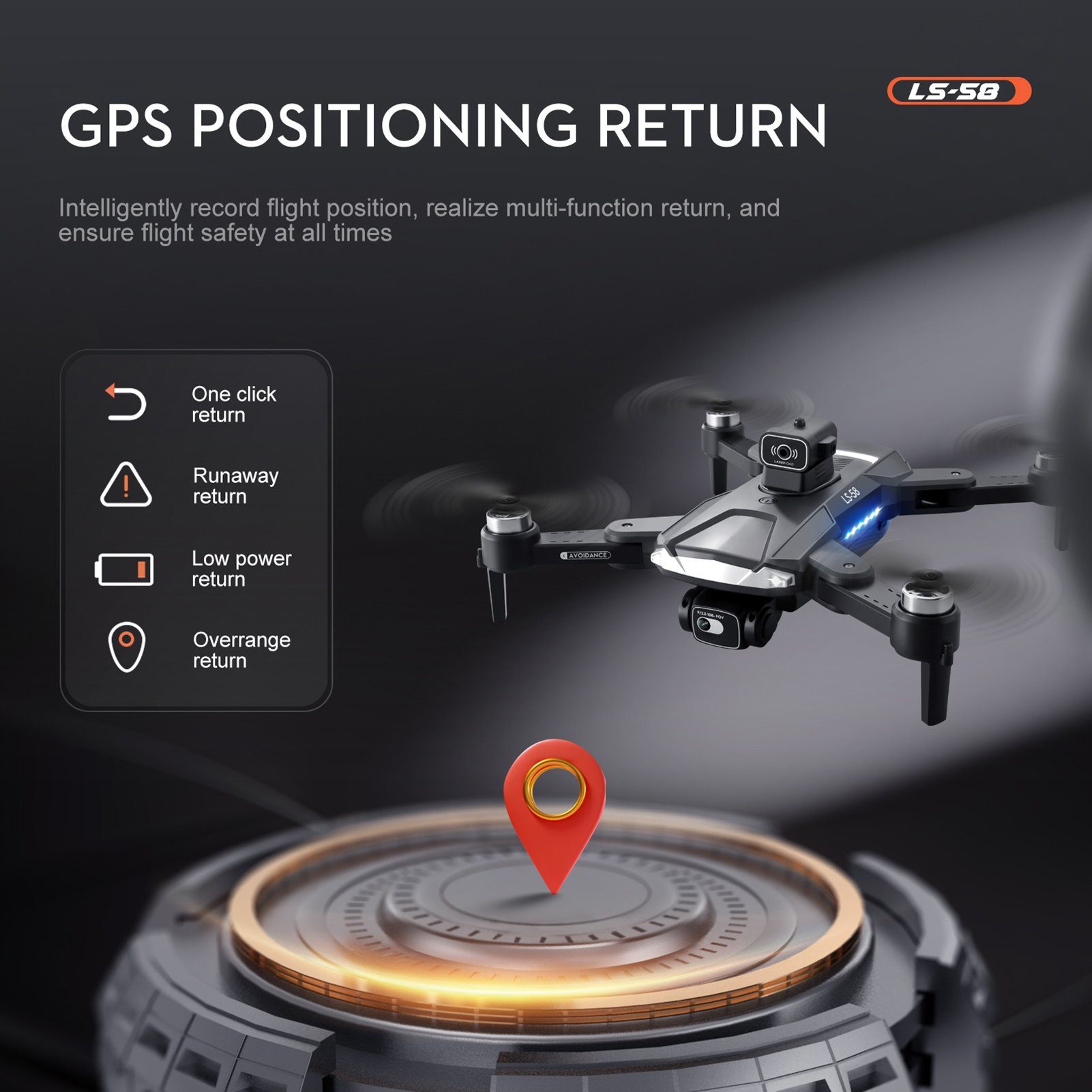 Rutaqian Drohne mit Kamera 4K,RC Quadcopter für Jungen Mädchen Anfänger Drohne