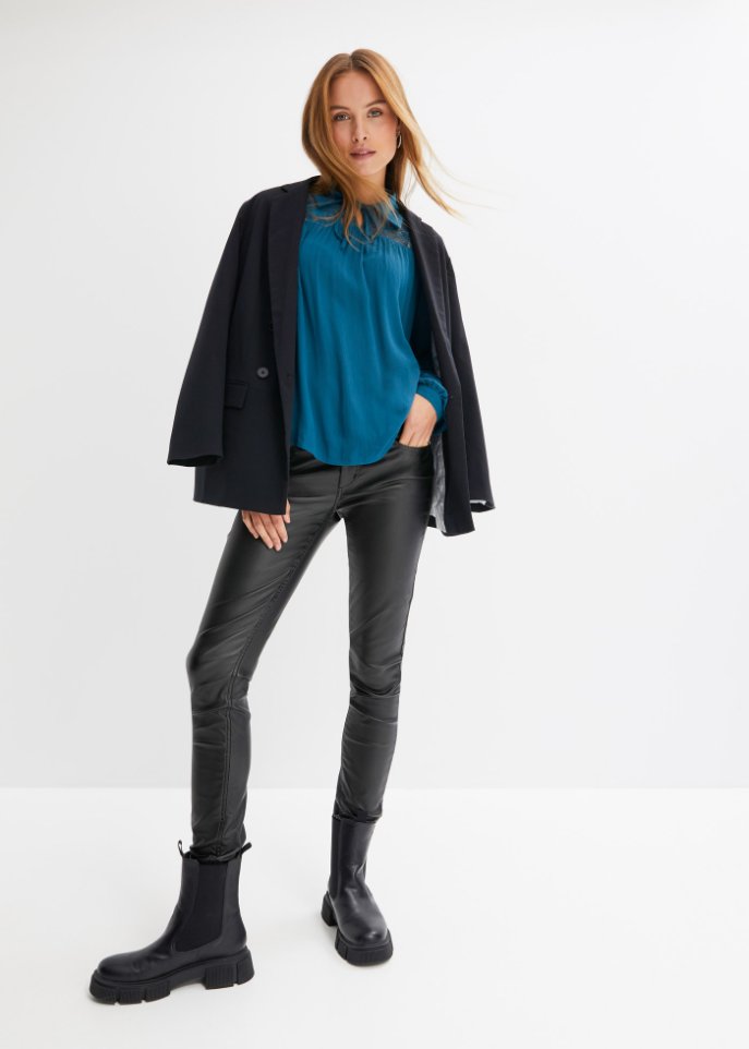 Bluse mit Spitze