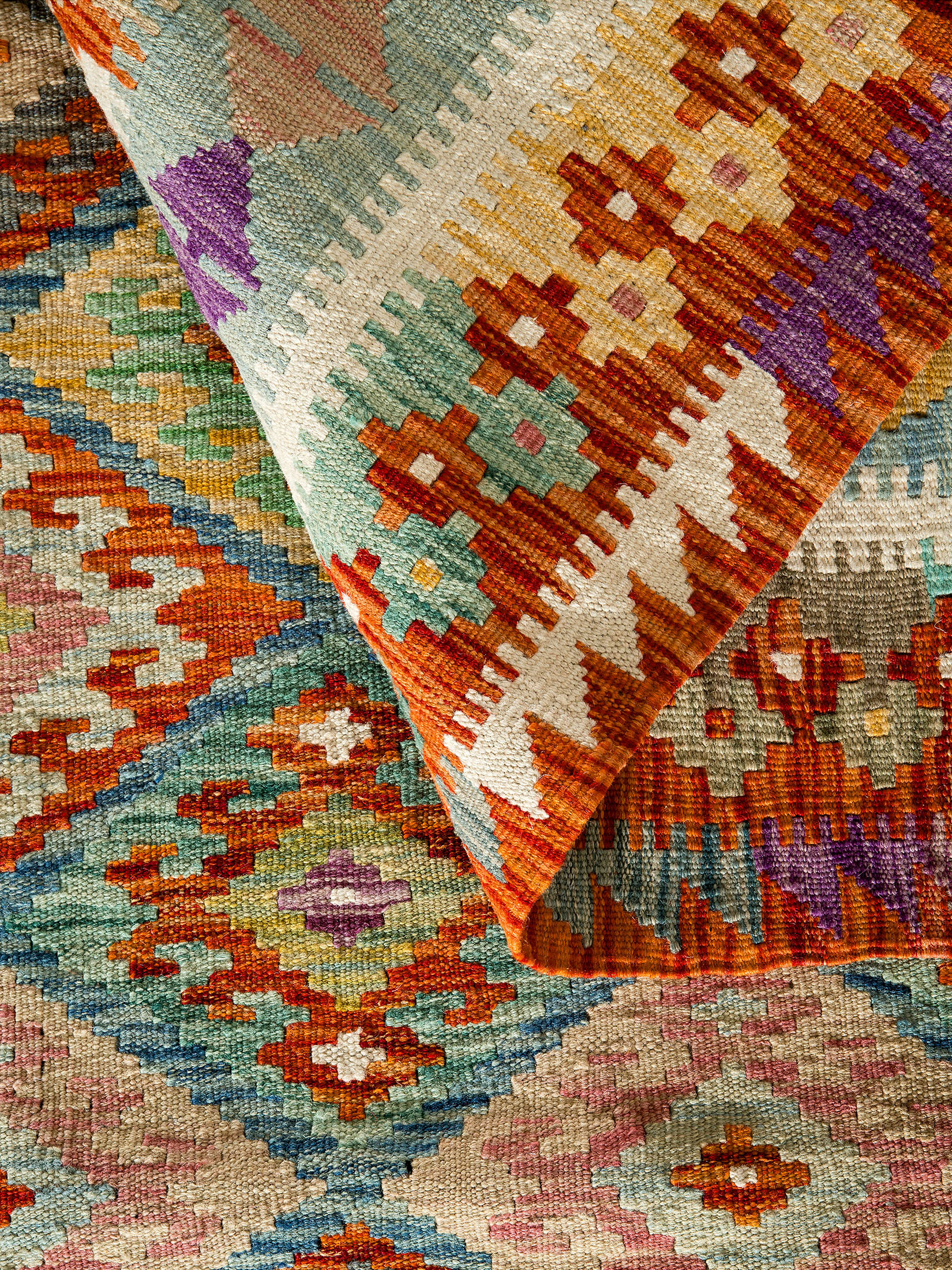 Afghan Kelim ca. 203 x 303 cm, Unikat / Einzelstück