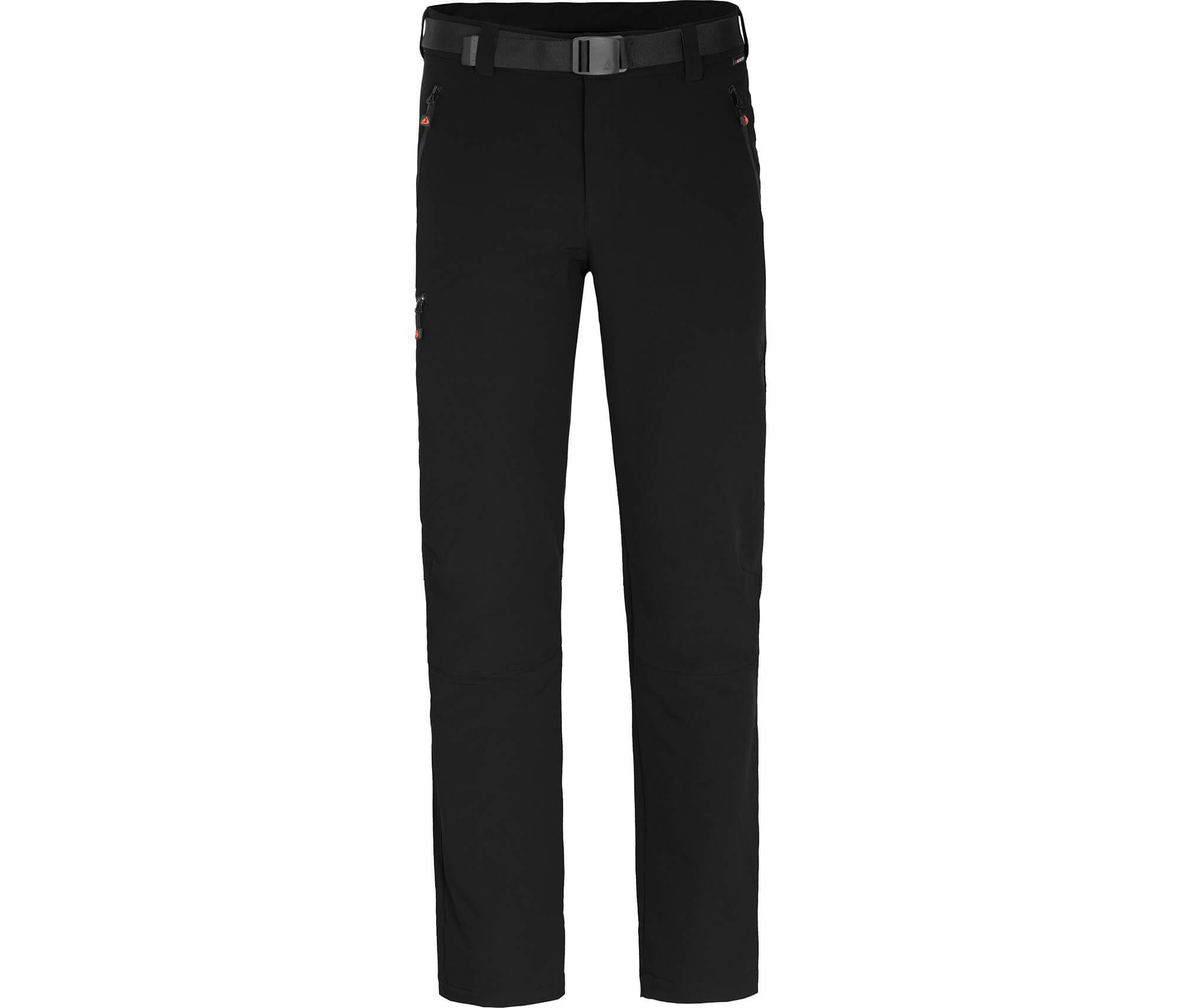 Bergson Outdoorhose VARBERG Herren Winter Wanderhose, aus recyceltem Polyester, Kurzgrößen, schwarz