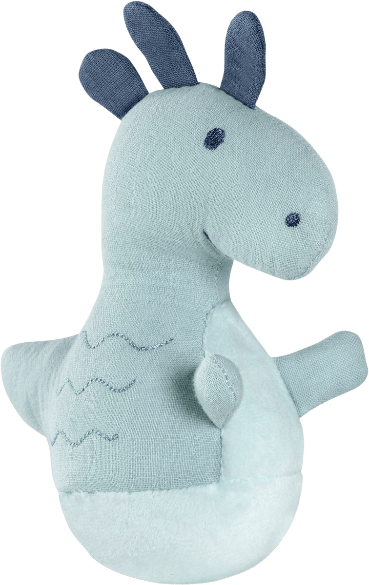 Mini Stehauf-Dino, blau, 1 St