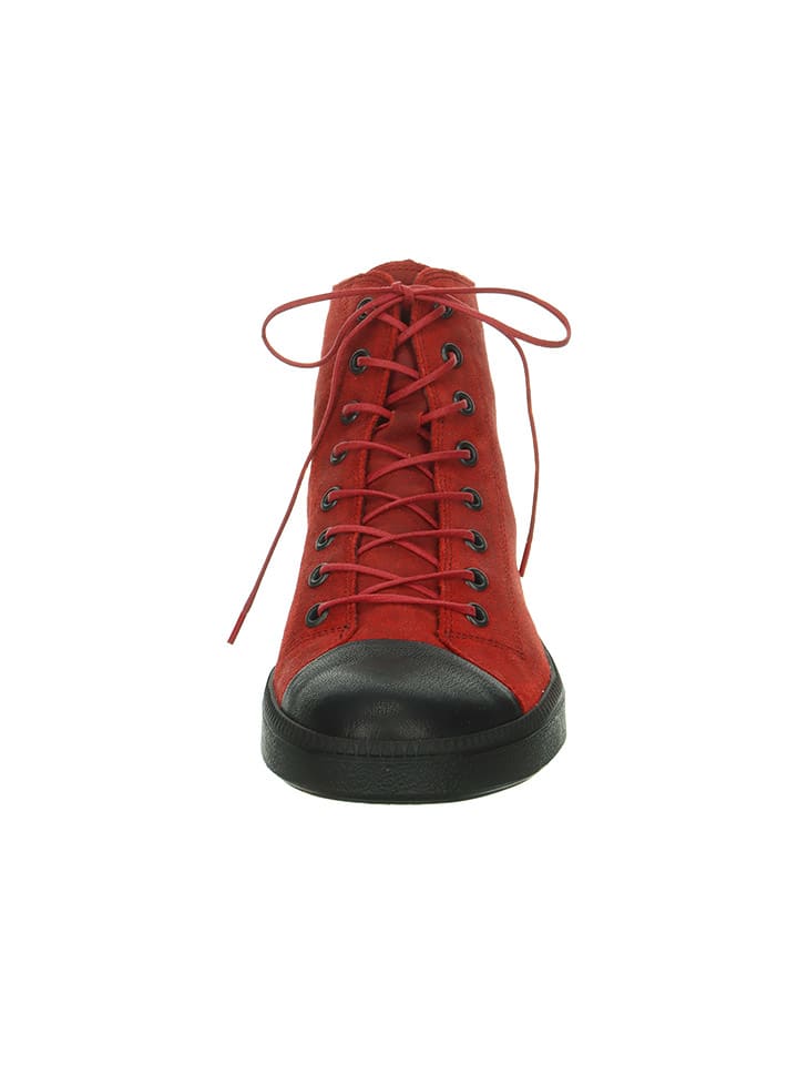 Think! Leder-Boots in Rot günstig kaufen