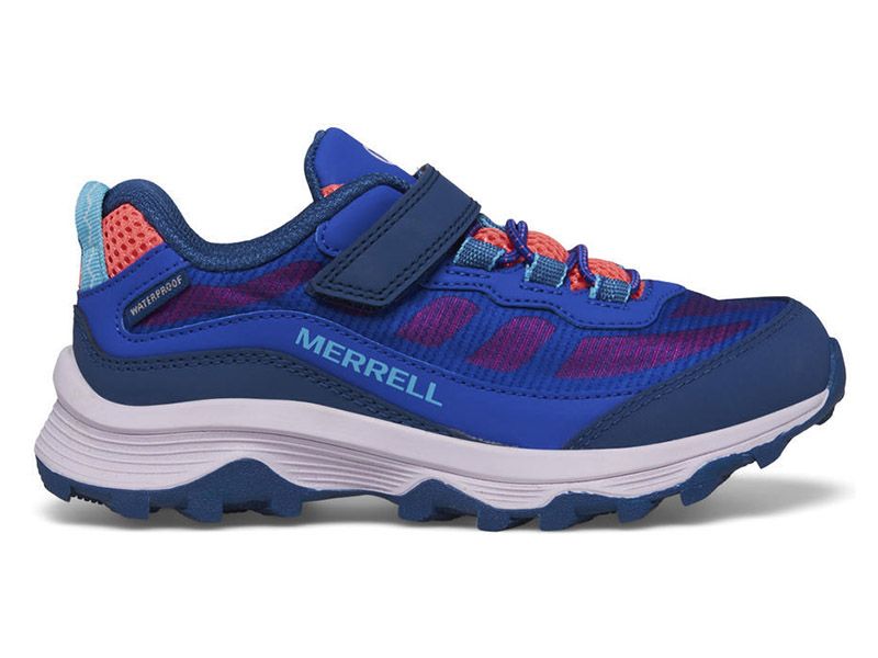 Merrell Moab Speed A/C Blue/Berry/Turq Kinder Wanderschuhe