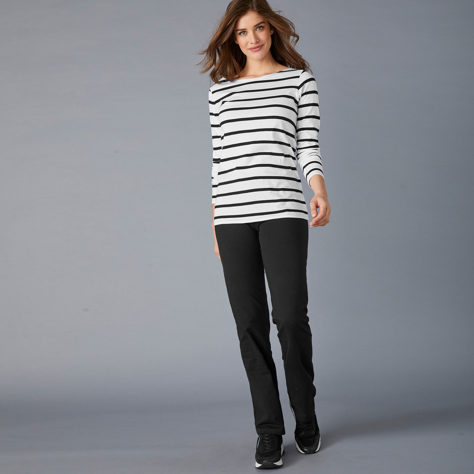 Pantalon droit en coton bio, éco-responsable