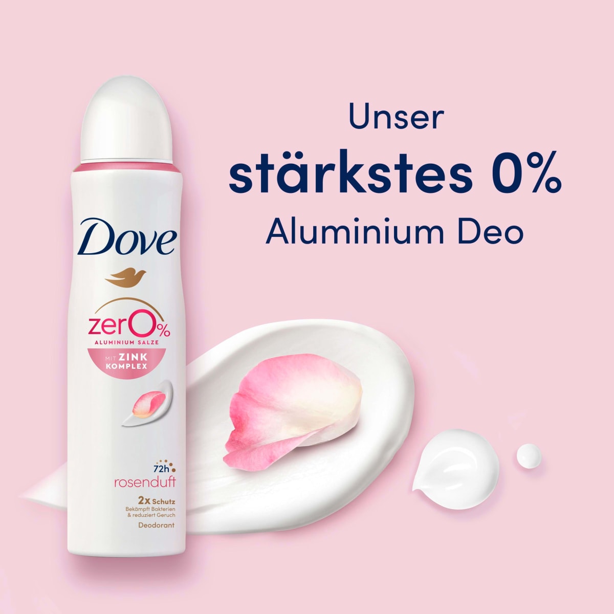 Deospray mit Rosenduft & Zink-Komplex, 150 ml