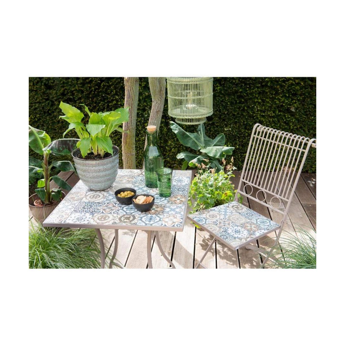 Bigbuy Gartenstuhl Gartenstuhl Bistro 45 x 38 x 90 cm