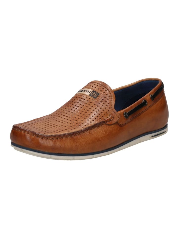 Bugatti Slipper in Cognac günstig kaufen