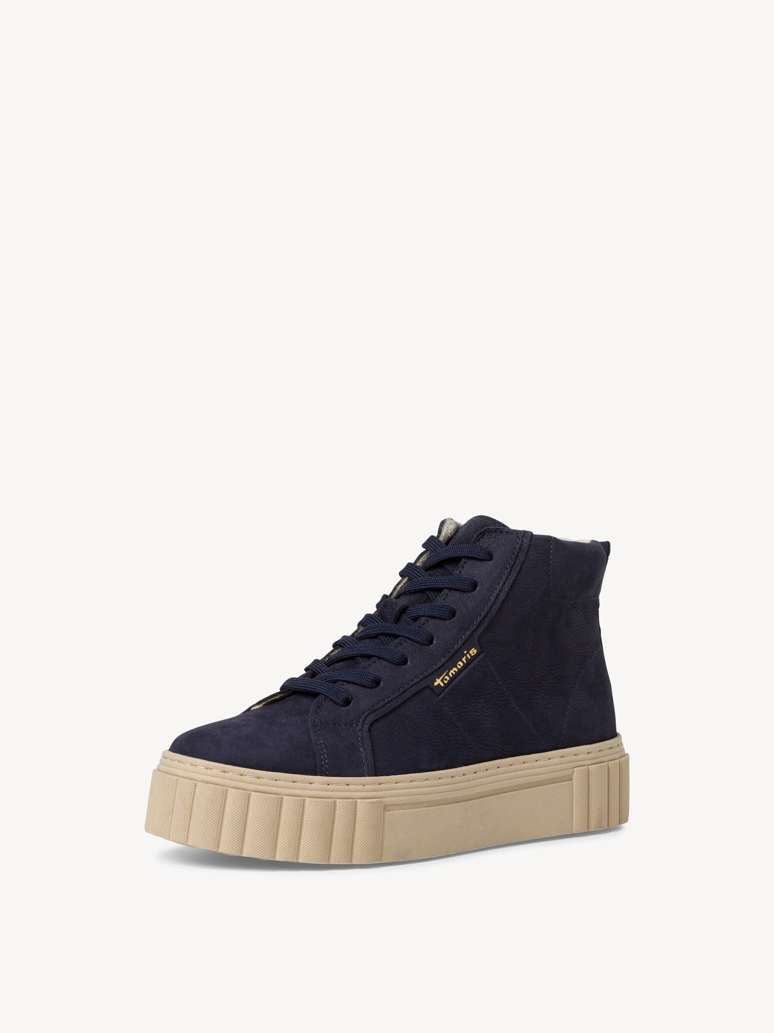 Bottine en cuir - bleu