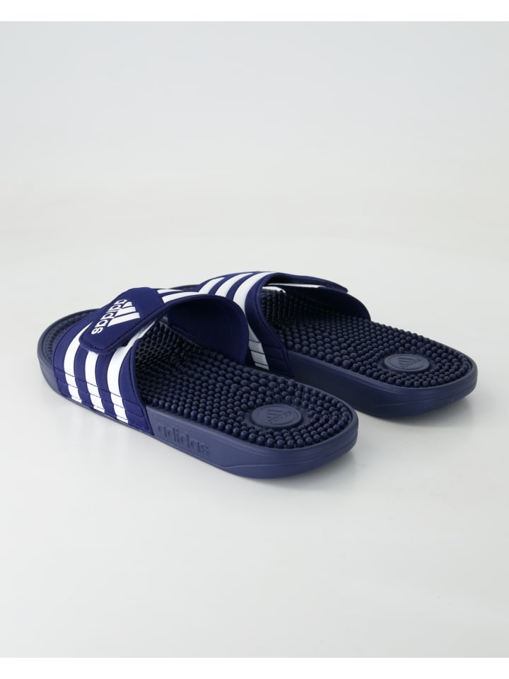 adidas Pantoletten in Blau günstig kaufen