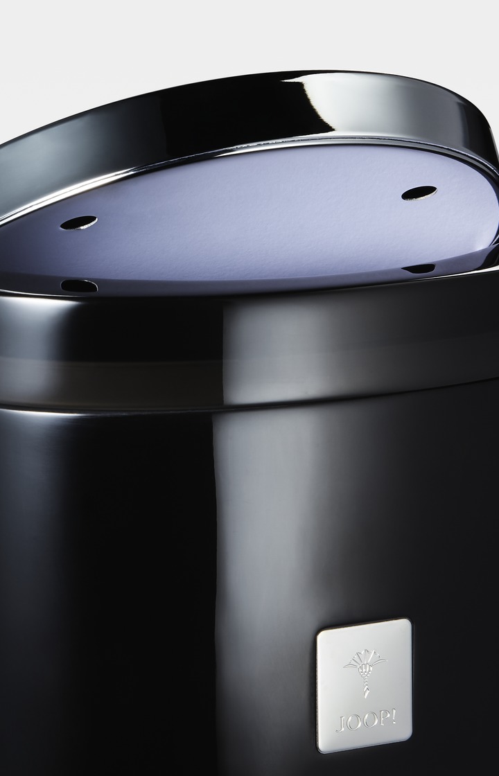 Badeimer mit Schwingdeckel Crystal Line in Anthrazit