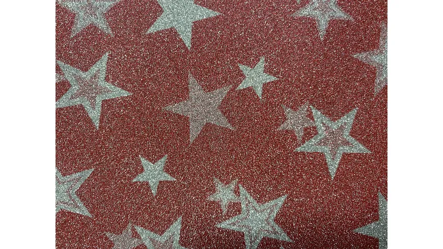 Geschenktüte gross - Sterne Glitter - 23x18x10cm sortiert