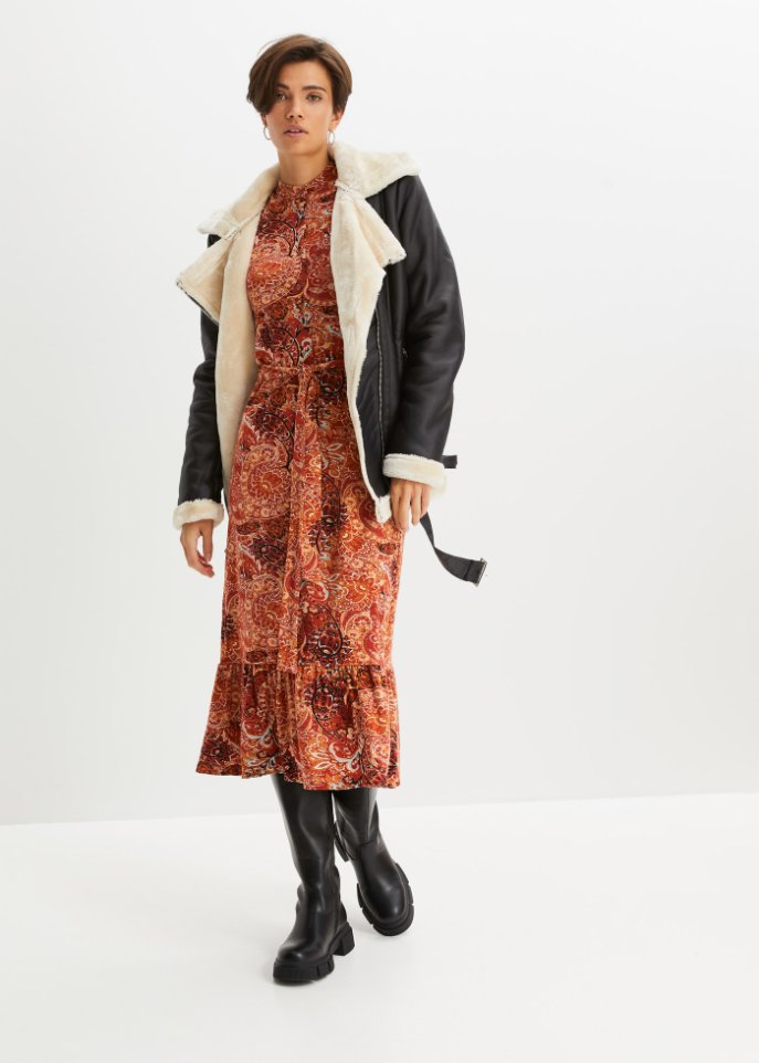 Shirtkleid mit Paisleydruck