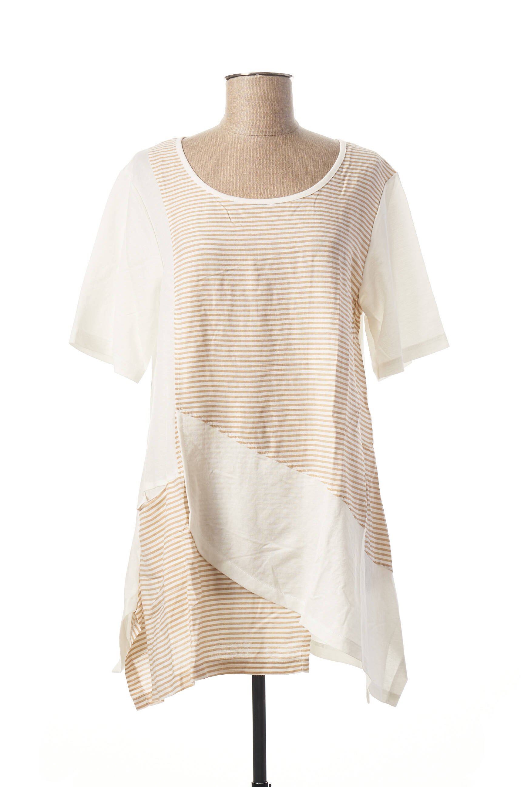 G Oze Tuniquemanchelongue Femme couleur beige