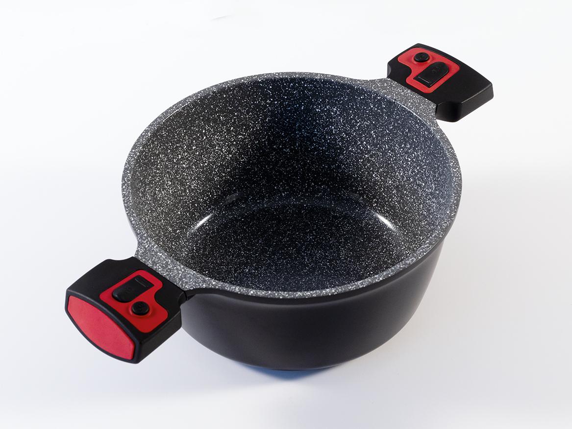 KING Click-Grip Kochtopf Aluguss mit Keramikbeschichtung Ø28cm