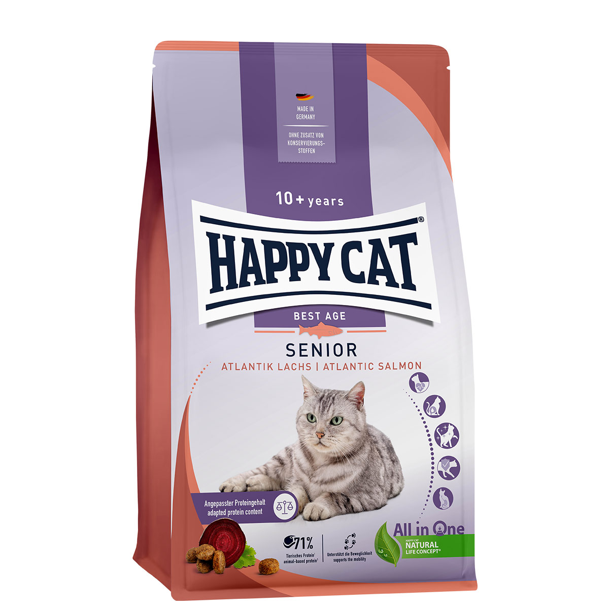 Happy Cat Senior Atlantik Lachs günstig kaufen