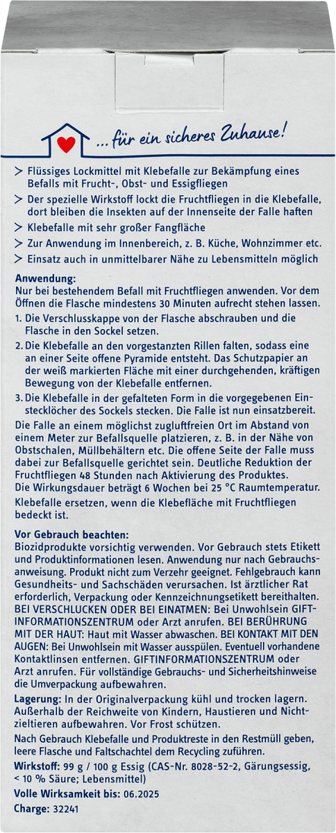 Fruchtfliegenfalle, 1 St