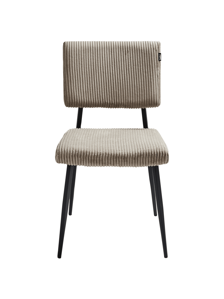 Beliani 2er-Set Esszimmerstuhl STURGIS in Beige/Schwarz günstig kaufen onesize