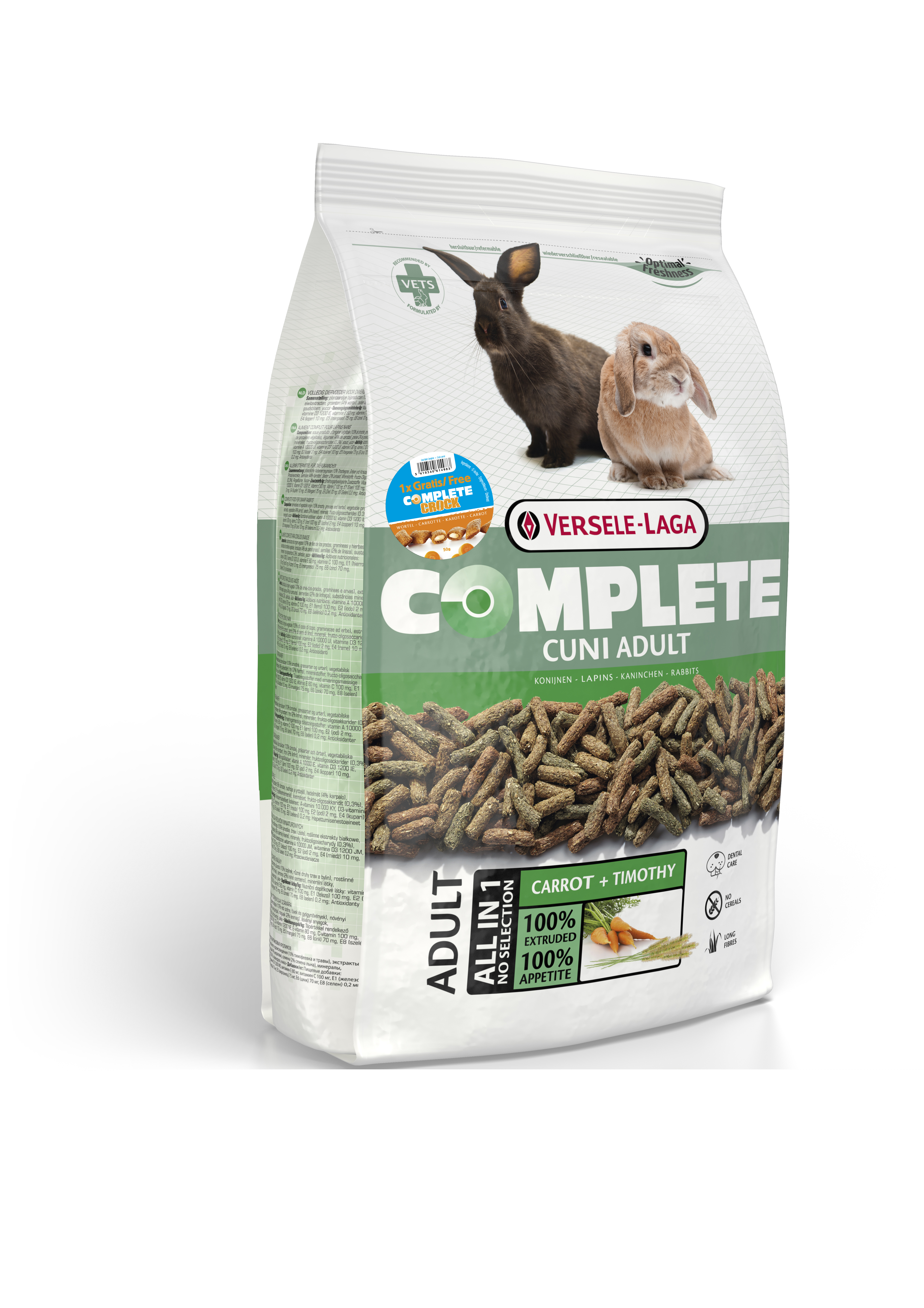 Versele-Laga Hauptfutter Versele-Laga Cuni Complete Adult 1,75kg