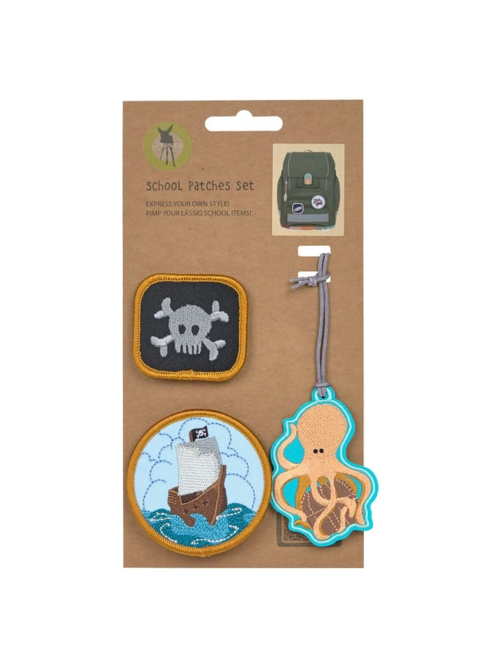 Lässig Zubehör School Patches Set - Anhänger/Patches (Flower) in Pirates günstig kaufen onesize