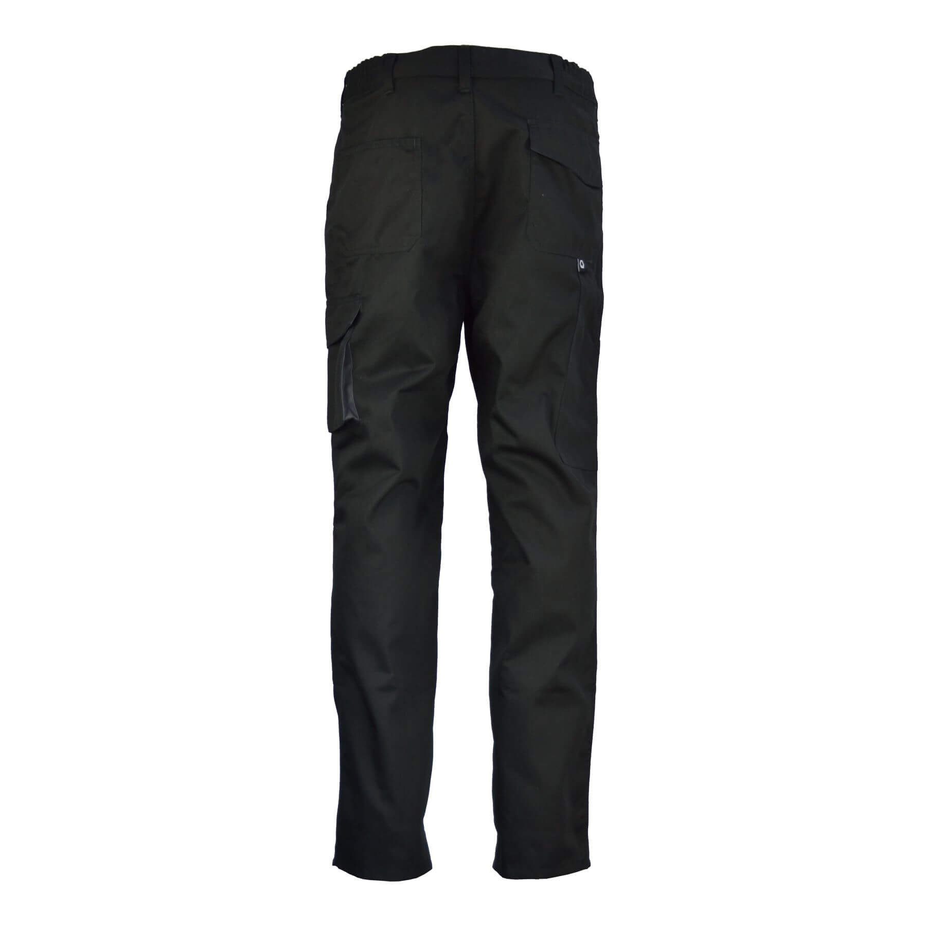 workawear Arbeitshose Top Qualität schwarz/grau Cargohose elastische Stoffeinsätze 2 Farbig