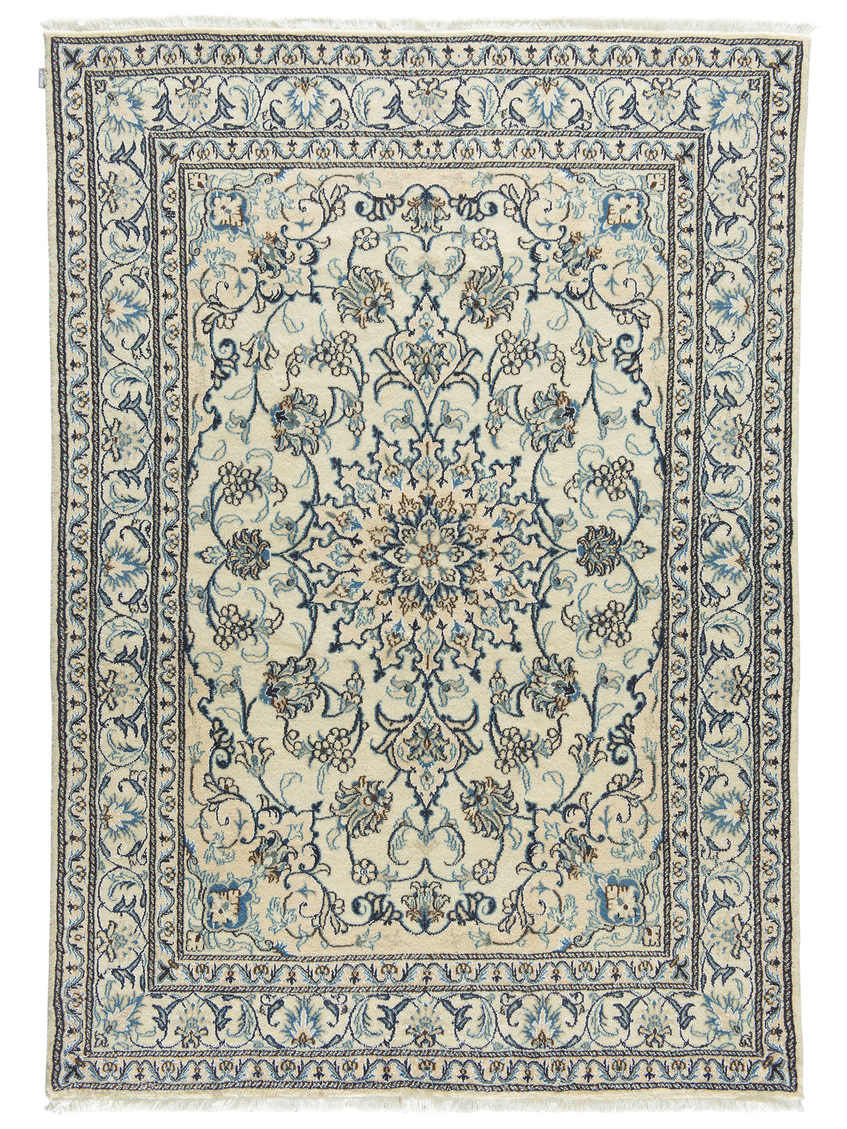 Kaschmar Nain 12 Lah ca. 150 x 215 cm, Unikat / Einzelstück