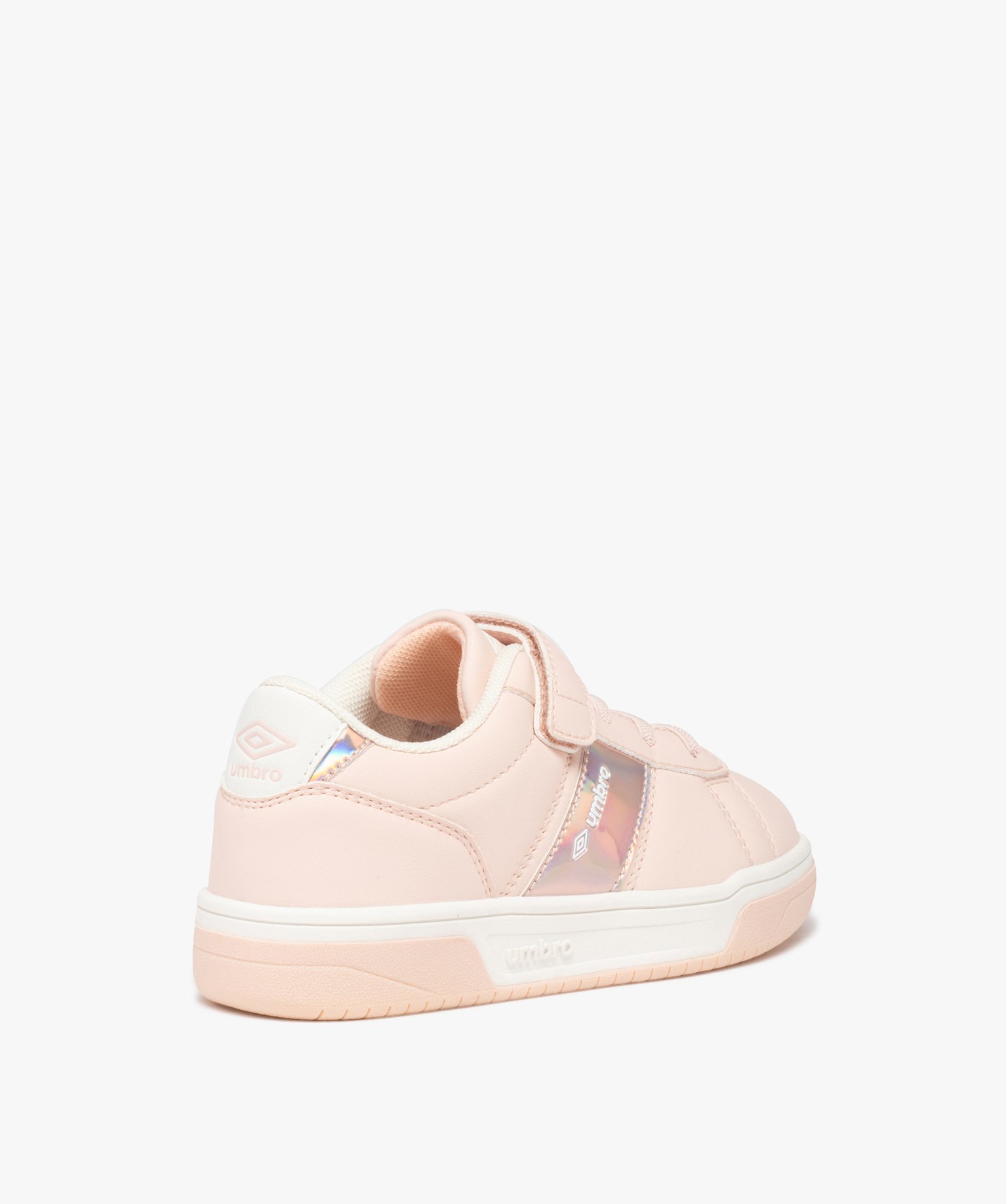 Baskets fille à détails irisés et fermeture scratch – U... rose | GEMO