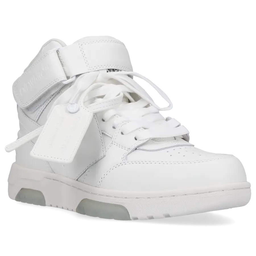 Off-White - Sneaker high OUT OF OFFICE Kalbsleder - weiß