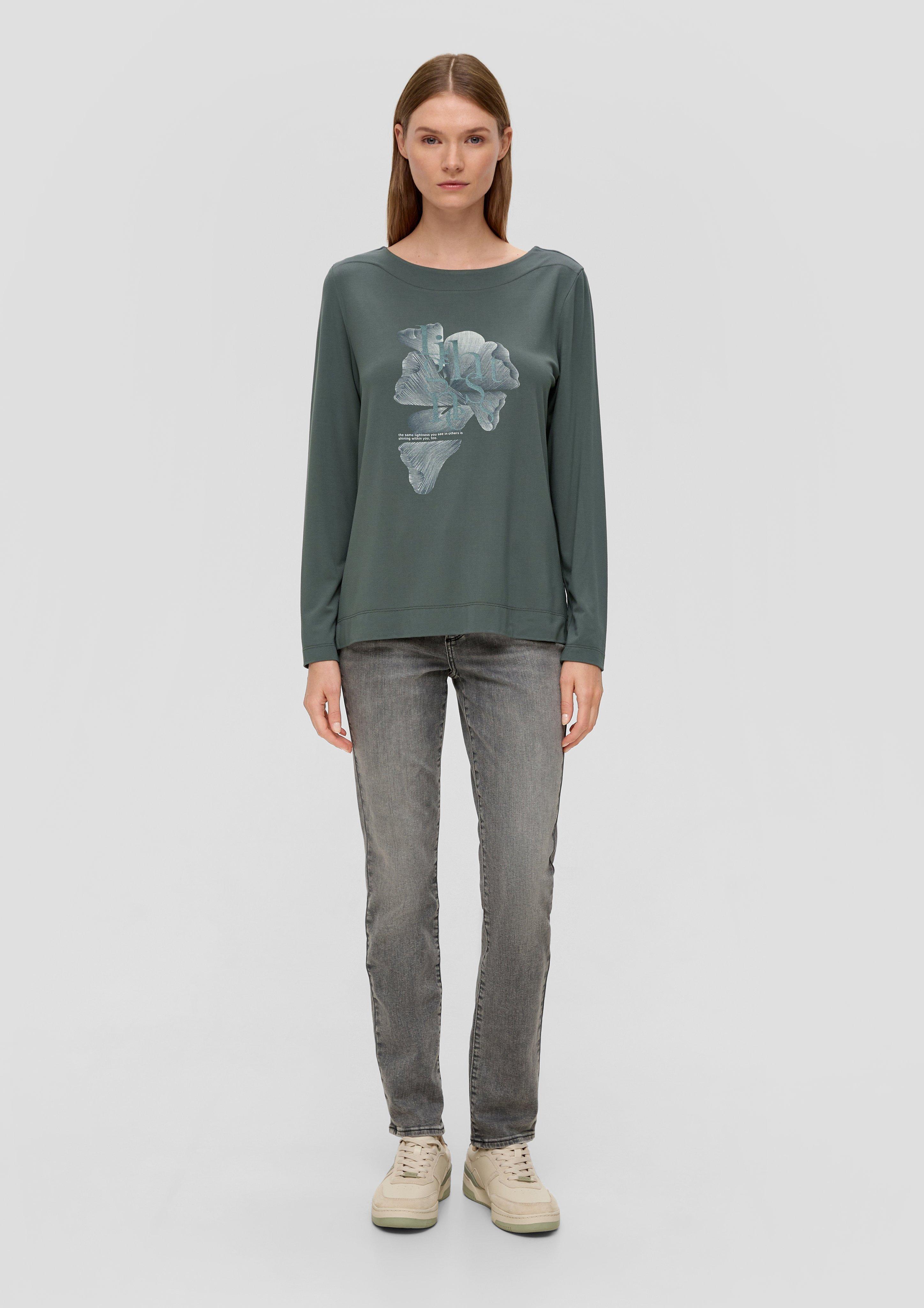 Longsleeve aus Viskosestretch  2137222-79D0
