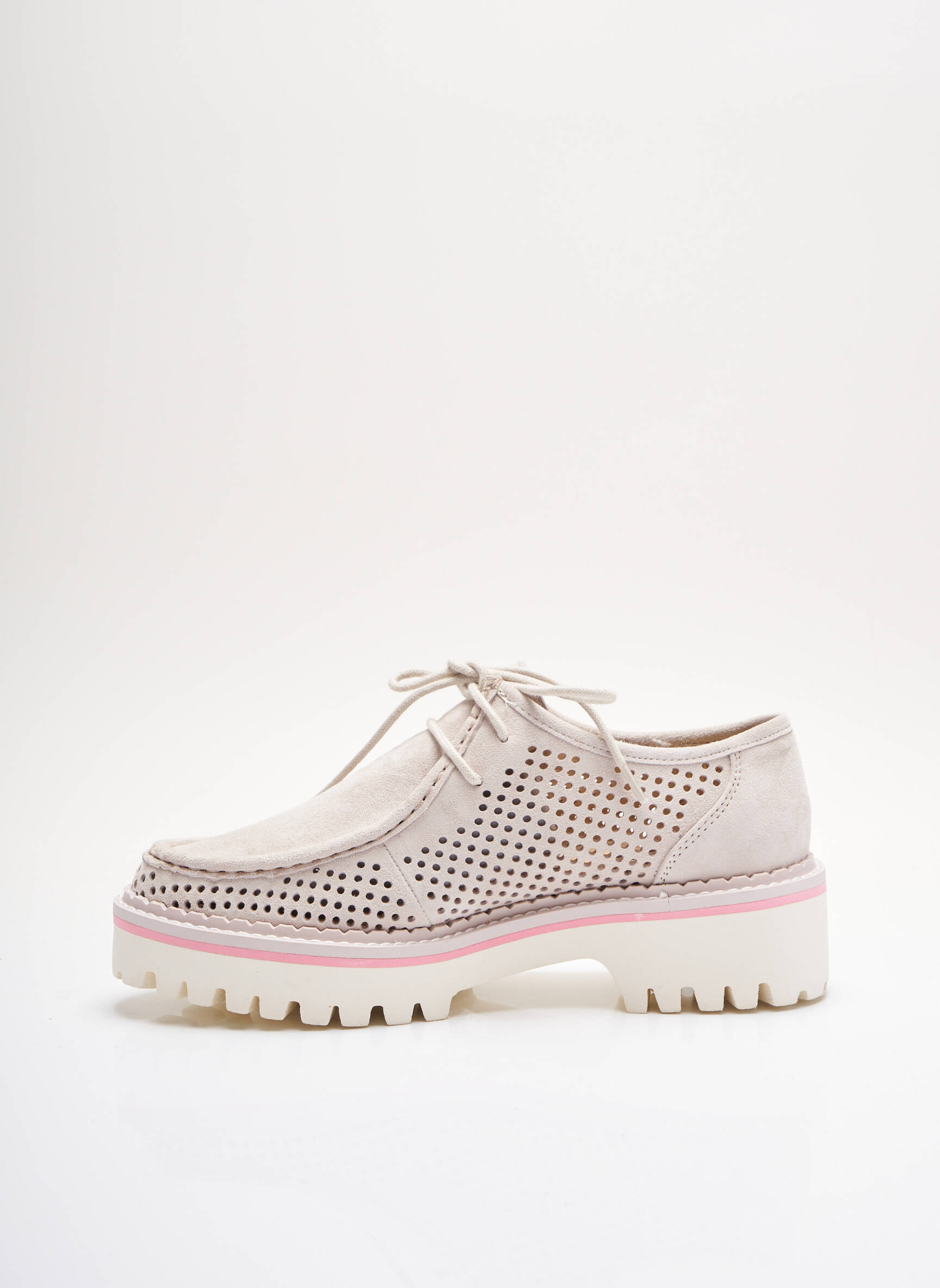 Nathan Baume Derby Femme couleur beige