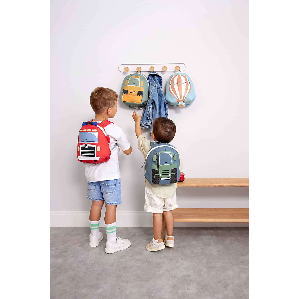 Kindergartenrucksack Tiny Drivers Traktor Kindergartenrucksäcke