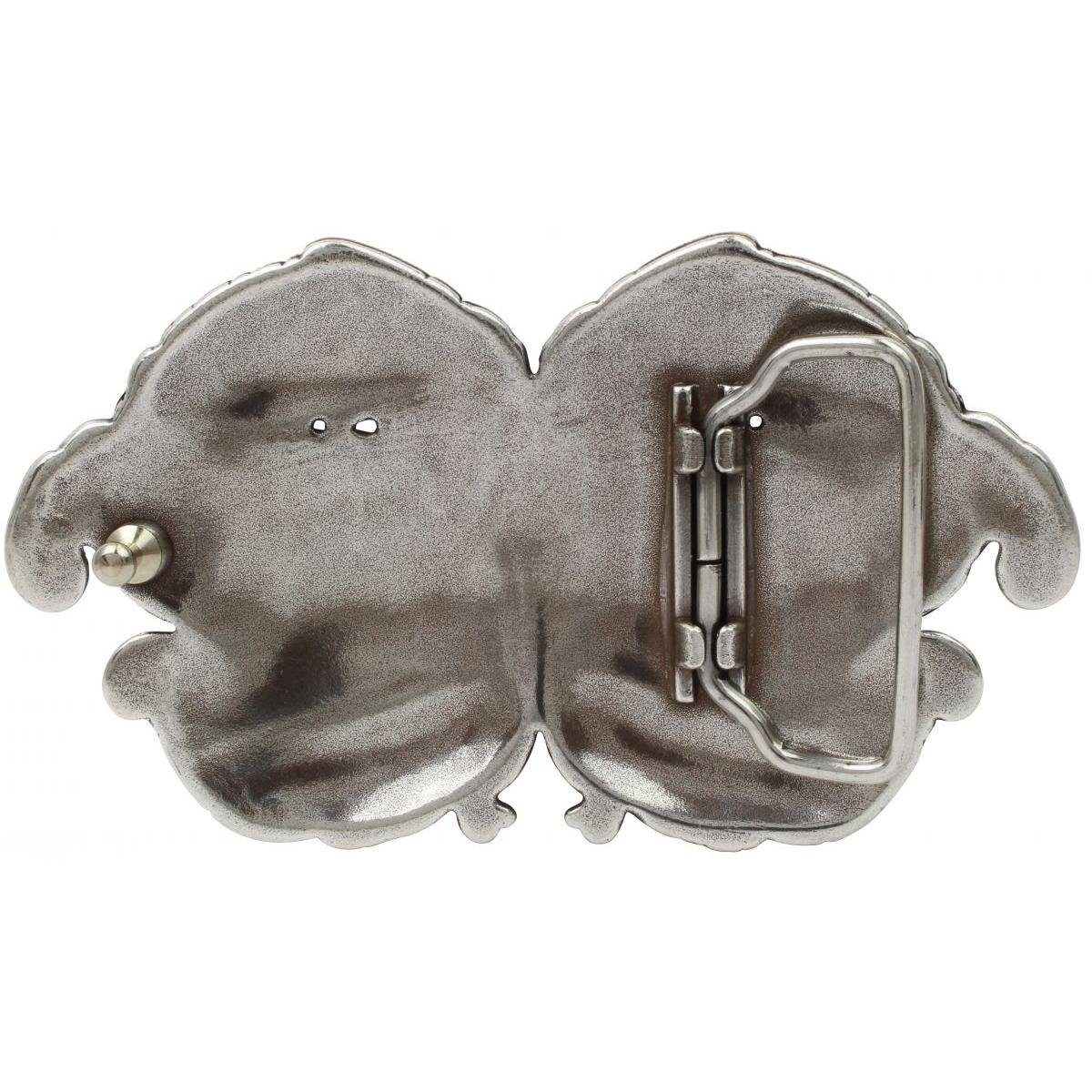 BELTINGER Gürtelschnalle Federkleid 4,0 cm - Buckle Wechselschließe Gürtelschließe 40mm - Gürte