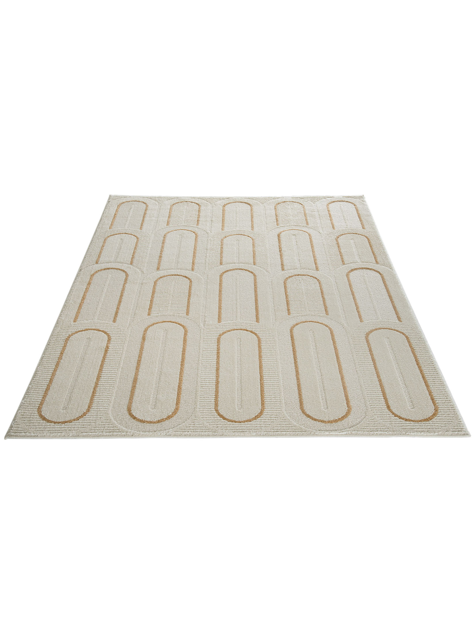 Arc Moderner Teppich, Creme