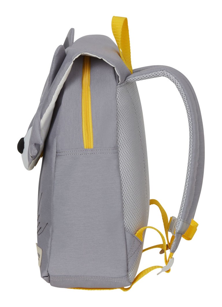 Mochila Samsonite Happy Sammies Raccoon Remy tamanho P+ com aplique