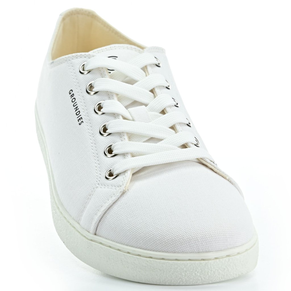 Groundies Lima White Canvas Barfußschuhe