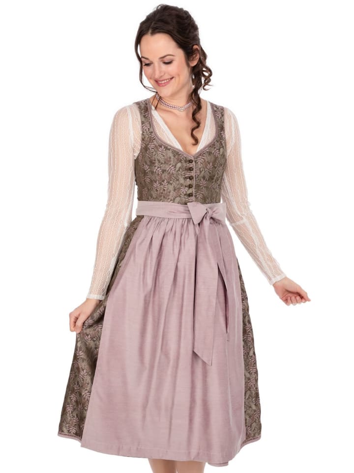 MarJo Midi Dirndl AMELIE in moos günstig kaufen