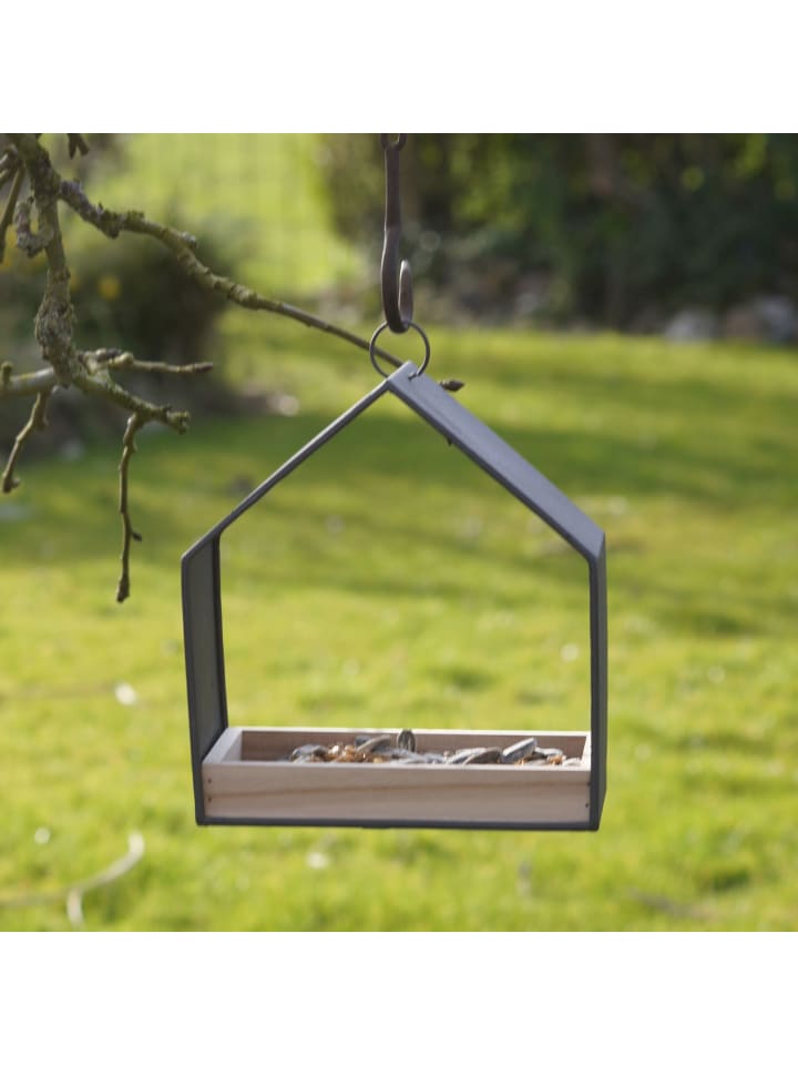 UNUS Vogelhaus Futterhaus aus Zink zum Aufhängen in Anthrazit günstig kaufen onesize