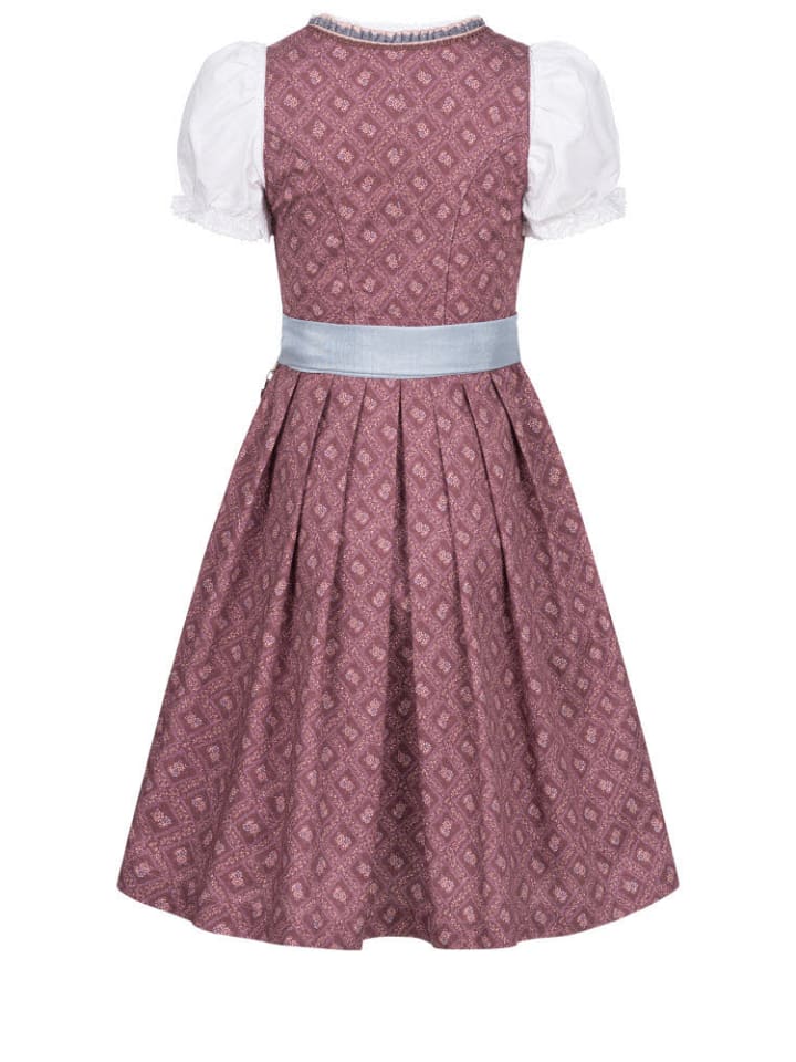 Nübler Kinderdirndl 3-teilig Lea in Beere günstig kaufen