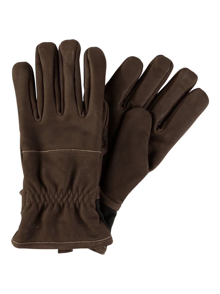 Camel Active Lederhandschuhe in Dunkelbraun günstig kaufen