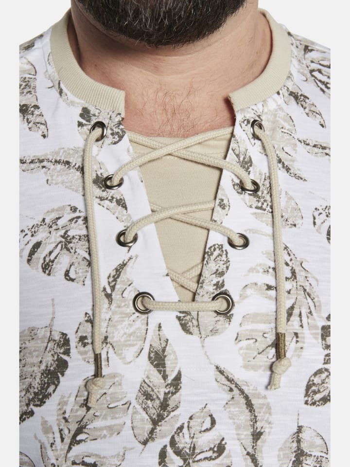 Charles Colby T-Shirt EARL CRISPIN in weiß bedruckt günstig kaufen