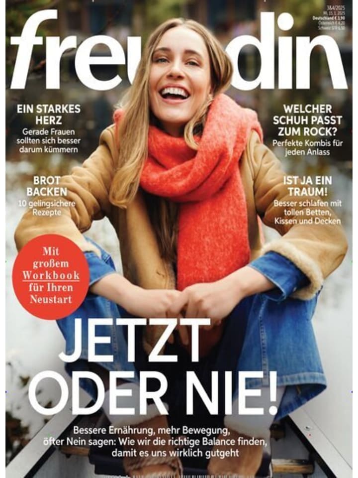 Hubert Burda Media 23 x FREUNDIN Zeitschrift (Gutschein für Jahres Abo) günstig kaufen onesize