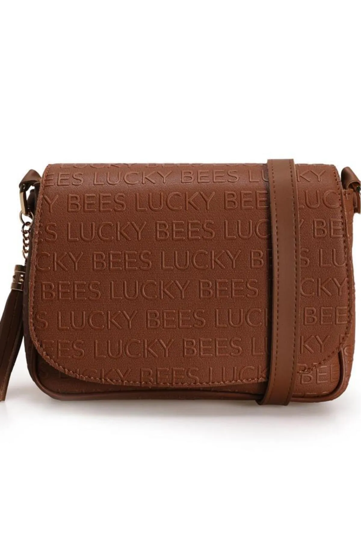 Lucky Bees  Gemusterte Damen-Hand- und Umhängetasche