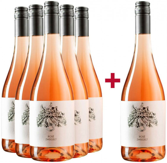 5+1 Paket Zweigelt Rosé Kremstal DAC trocken - Andrea Schenter