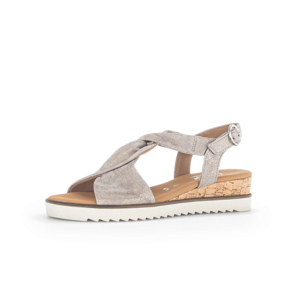 Gabor comfort Keilsandalette beige