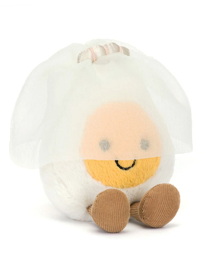 Jellycat Amuseables vārītu olu līgava