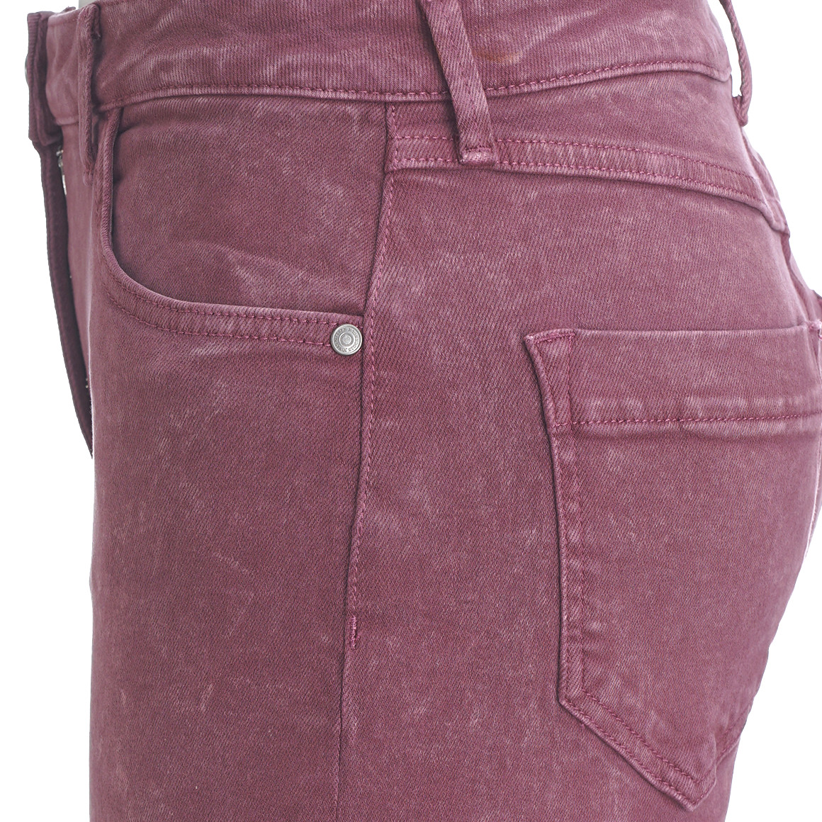 Damen Straight-Jeans mit Used-Waschung