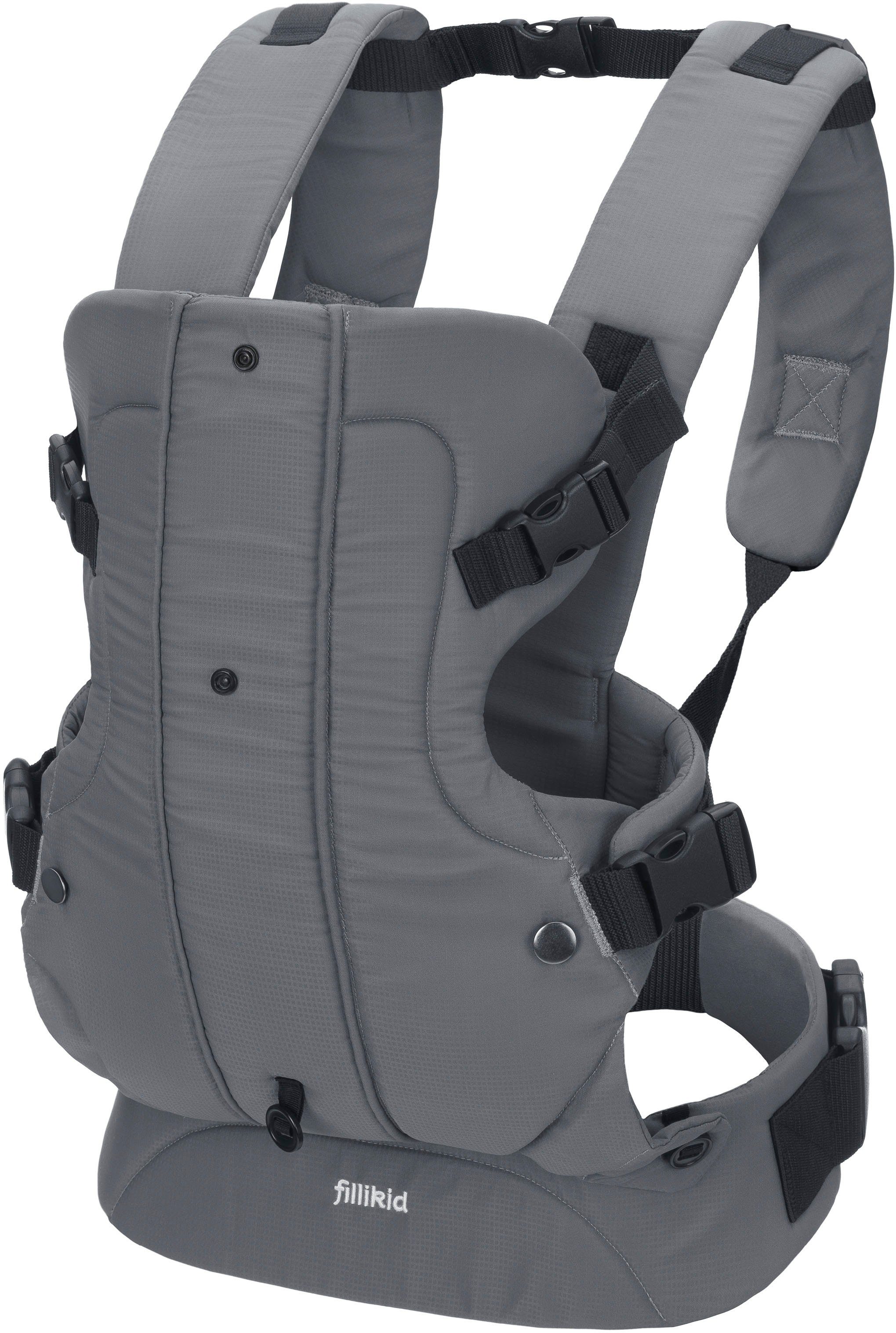 Fillikid Bauchtrage Sport, grau