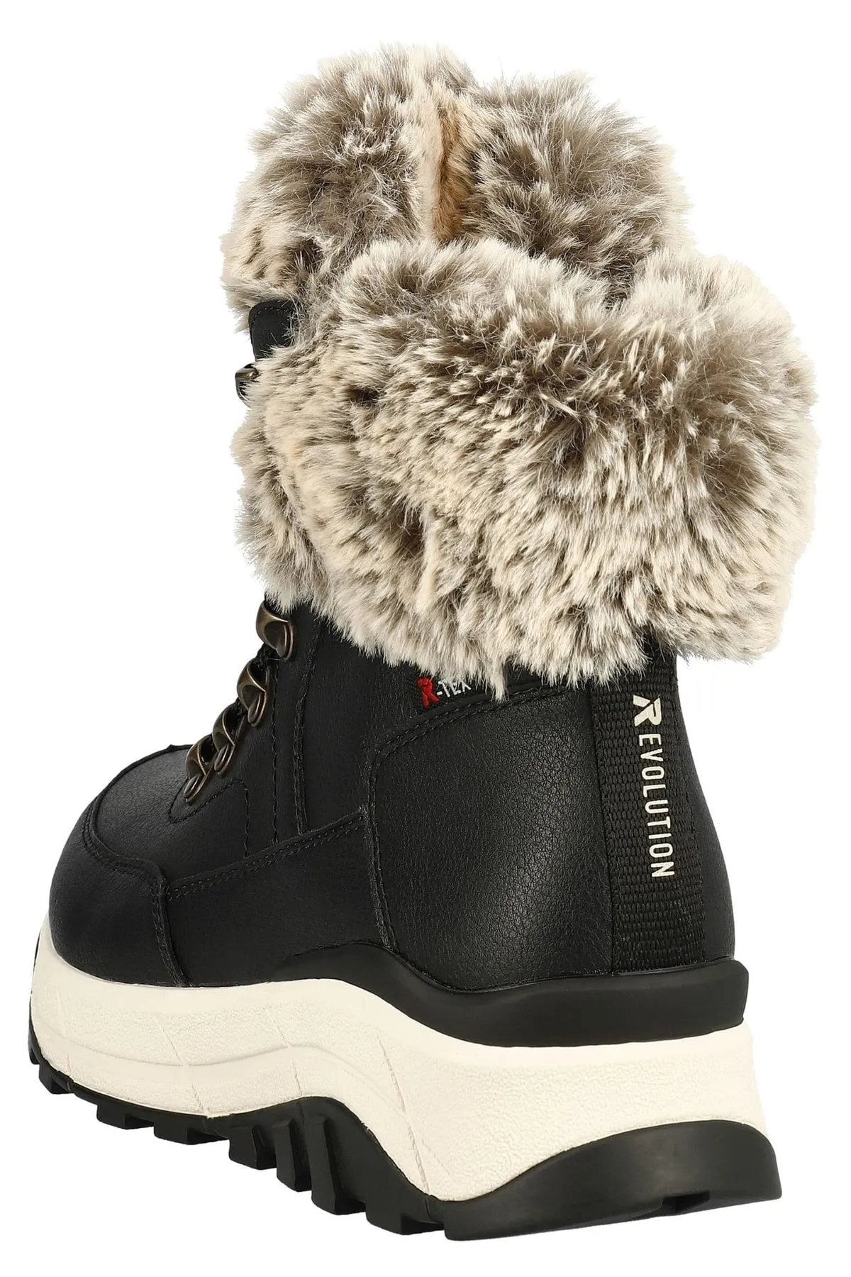 Rieker  Stiefelette - Schwarz - Flacher Absatz