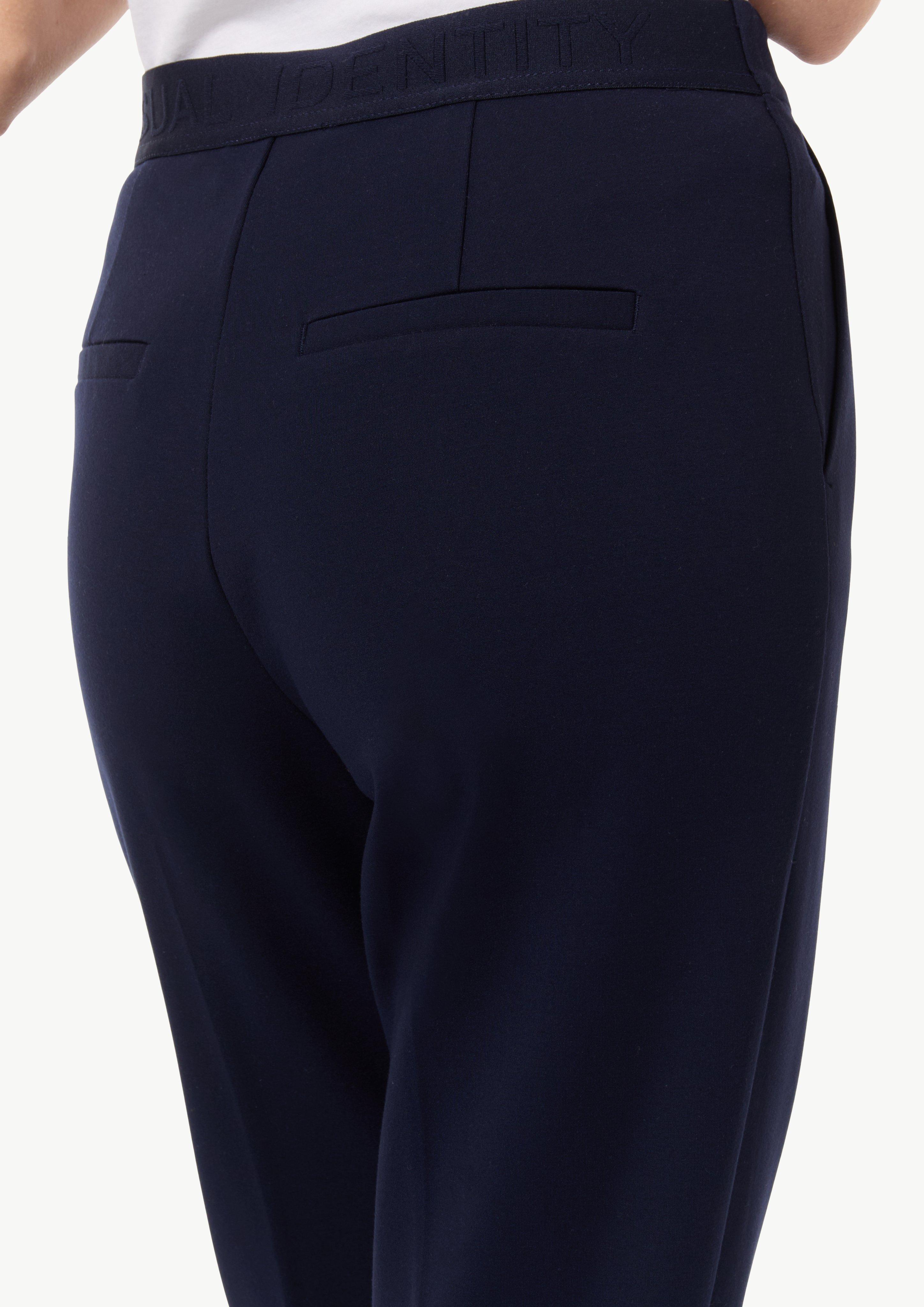 Regular: Feste Hose mit geradem Bein - tiefblau