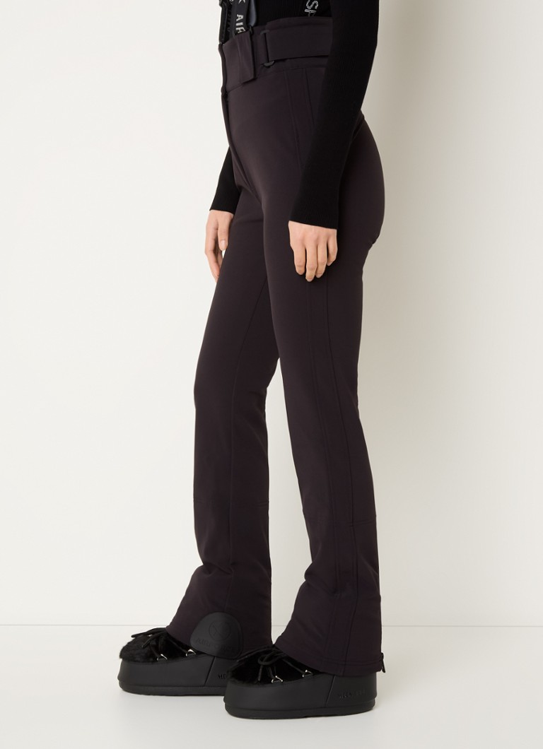 Airforce Christie high-waist flared-fit ski pants with detachable suspenders