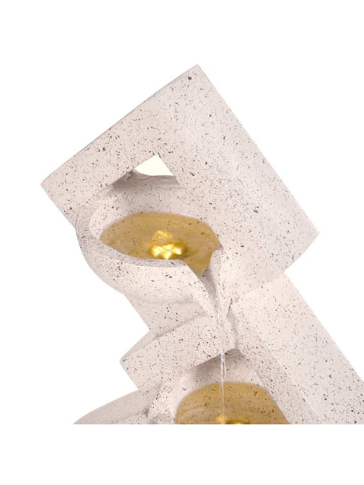 Beliani Gartenbrunnen SHEGAR in Beige - (W) 25 x (H) 110 x (L) 40 cm günstig kaufen onesize